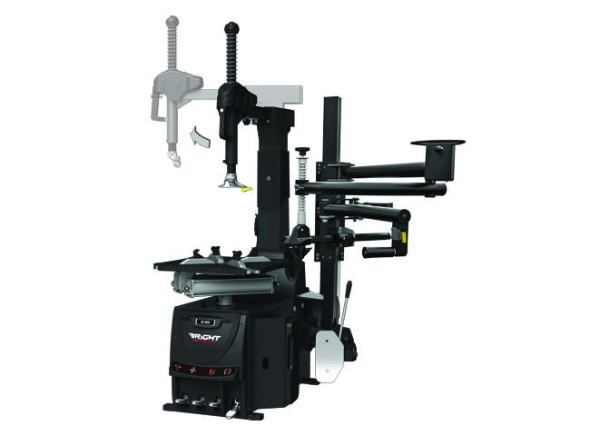 BP818 Semi Auto Swing Arm Tyre Changers with helper arms
