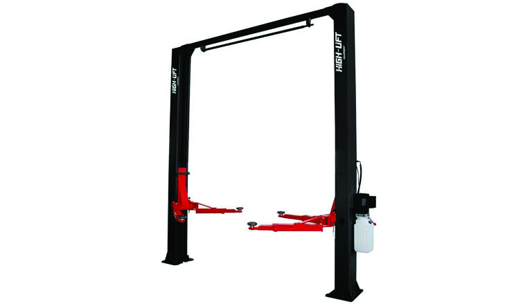 YL340 4T Manual Single Point unlocking Clear Floor two post lift